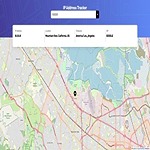 Screenshot of IP addres Tracker